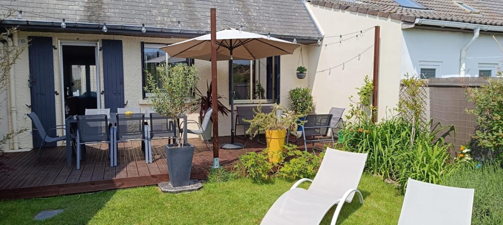 Cottage Proche Du Bord De Mer Et Au Coeur Des Dunes Merlimont Plage Exteriör bild